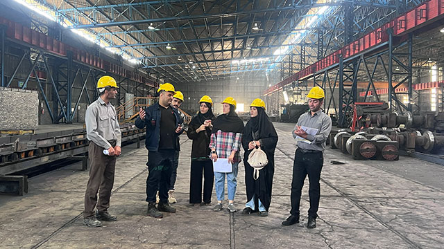Educational Site Visit to the Production Line of West Jahanfoulad Company