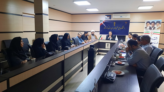 نشست هماهنگی مراکز آموزش علمیکاربردی استان جهت برپایی موکب اربعین با حضور مرکز جهان فولاد غرب